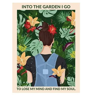Papermoon Poster  (Into the Garden, B x H: 50 x 70 cm, Ohne Passepartout)
