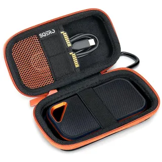 Tasche Hülle für SanDisk Portable/Extreme/Extreme PRO 1TB 2TB 4TB 500GB | Portable SSD Externe Festplatte, Hart Reise Tragen Etui Case (NO mit USB4)