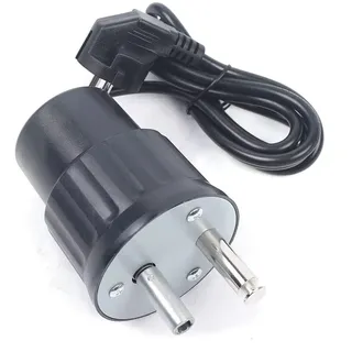 awolsrgiop Grillmotor 220V mit 2RPM für Grillspieß, 5kg Tragkraft Elektromotor Grill Barbecue Rotator Motor mit EU-Stecker, Zinklegierung Gehäuse für Outdoor BBQ Grillgeräte, Schwarz