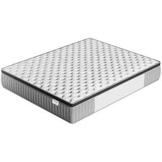 November Sleep Gel-Taschenfederkernmatratze, Weiß, Naturmaterialien, H2, Füllung: Viskoelastischer Kern, 140x190 cm, Oeko-Tex®, antibakteriell, Bezug antimikrobiell beschichtet, atmungsaktiv, Nässeschutz, optimale Belüftung, für verstellbare Lattenroste geeignet, schadstoffgeprüft, Schlafzimmer, Matratzen Shop, Matratzen, Gelmatratzen