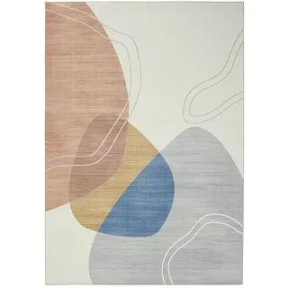benuta Pop Teppich Mehrfarbig, Textil, Abstrakt, Rechteckig, 200x300 cm wasserabweisend, Teppiche - Böden, Teppiche