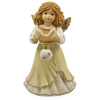 GOEBEL Engelfigur Meine schönste Weihnachtskugel - Champagner Himmelsboten Weihnachten