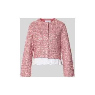 Regular Fit Blazer mit Baumwoll-Anteil, Rosa, XS