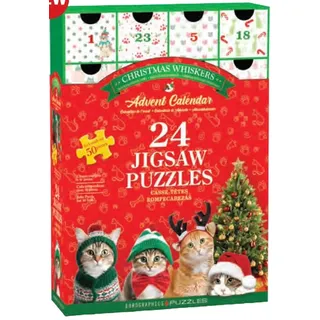 Puzzle Adventskalender - 1200 Teile Christmas Whiskers