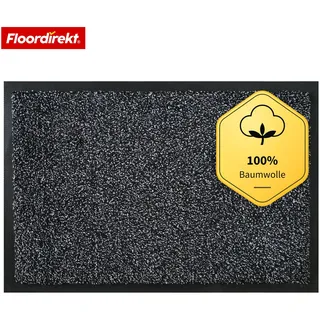 Floordirekt Karat 100 x 150 cm Schwarz