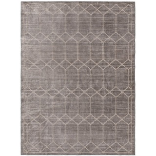 Teppich Daisy, benuta, rechteckig, Höhe: 5 mm, Kunstfaser, Berber, Ethno-Style, Wohnzimmer grau