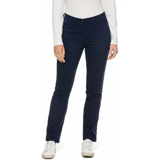 Walbusch Damen 2-in-1-Bügelfrei-Thermohose Blau