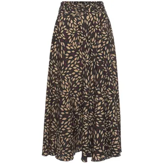 LASCANA Hosenrock Damen Bedruckt Braun 46