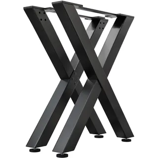 GGM Möbel Stehtisch Kufen 58 x 105 cm Schwarz