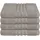 Handtuchset 50 x 100 cm hellgrau 4 St.
