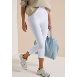 Cecil Basic 3/4-Leggings Weiß XS