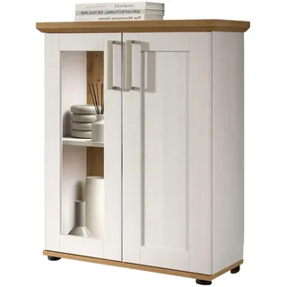 inn.furn Standvitrine Mirano 64 x 88 x 37 cm Weiß