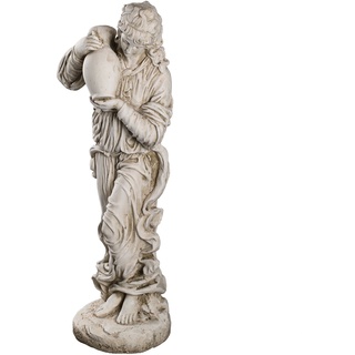 Birendy Wetterfeste Große schwere (6 kg) Statue antike Wassertägerin 74 cm hoch SYL-A 14018 Dekofigur, Statue Figur,Dekorationsfigur Polyresin Gartendekoration Gartenfigur Skulptur