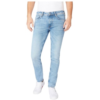 Pepe Jeans Herren Jeans Cash Regular Fit Light Used Wiser Vx5 Normaler Bund W 40 L 32