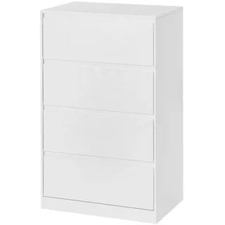 VASAGLE Kommode 60,2 x 40,4 x 97,4 cm Weiß
