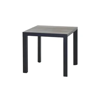 Siena Garden Gartentisch Silva 80 x 80 x 74 cm Washed Grau