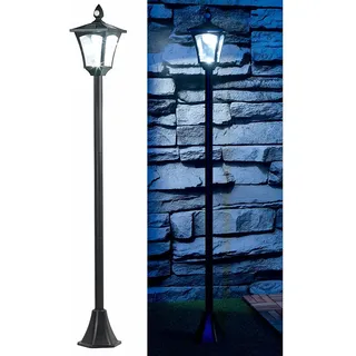 Royal Gardineer Laterne Metall 160 cm inkl. PIR-Sensor, Dämmerungssensor, 100 lm