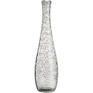 LEONARDO Bodenvase Dekovase GIARDINO (1 St), aus Glas, handgefertigtes Unikat grau Ø 13,2 cm x 50 cm