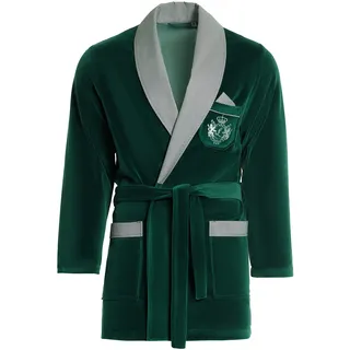 Revise Kurzer Morgenmantel für Herren RE-111 Velour Bademantel – Elegant - 3XL