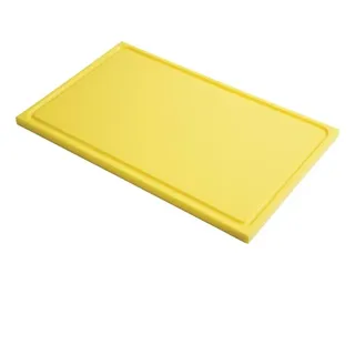 Gastro M Schneidebrett mit Saftrille GN1/1 gelb