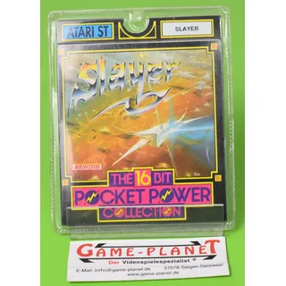Slayer Atari ST NEU OVP Homecomputer ASTn New BOX  Weltraum Shooter