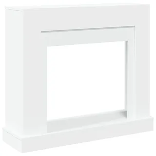 vidaXL Kaminumrandung 100 x 30 x 87,5 cm Weiß