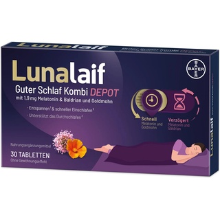 Lunalaif Guter Schlaf Kombi Depot Tabletten 30 St