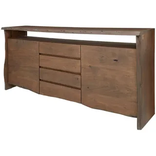MASSIVMOEBEL24.DE Sideboard 210 x 96 x 45 cm Braun