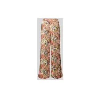 Hose aus Satin im Allover-Look Modell 'ROSANNE', Hellbraun, 40