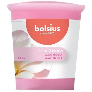 Duft Votivkerze: Magnolie (1 Stück) von Bolsius True Scents - 53/45 mm - Brenndauer 15 Stunden