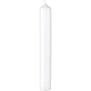 Wiedemann Kerzen Altarkerze, XXL Kerze in Farbe Weiß 300 x 30 mm, 1 Stück, Kerze mit Dornbohrung