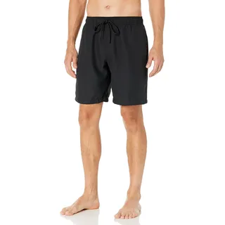 Amazon Essentials Herren Badeshorts Lang Badehose 23cm mit Netzfutter Taschen und Kordelzugverschluss