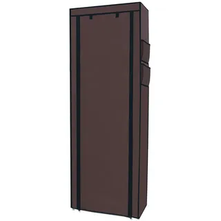 Intirilife Eckschrank 170 x 9 x 28 cm Braun