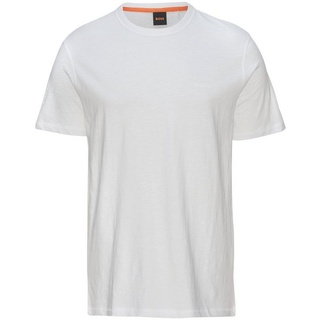 BOSS ORANGE T-Shirt Tegood mit Rundhalsausschnitt weiß