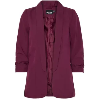 Pieces Blazer Grape Wine 34