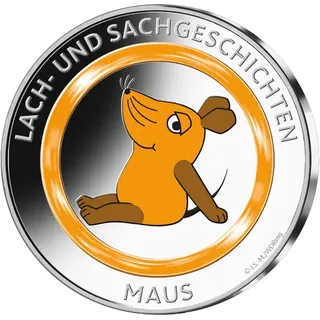 Offizielle Polymer-Silberprägungen "Maus und Elefant"