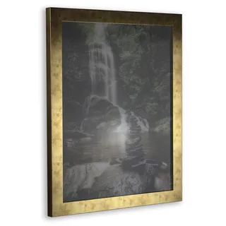 1a Bilderrahmen Orion Sonderformat Farbwahl Hier Gold Antik 68x90 cm kantig modern 90x68 cm eckig hochwertig preiswert mit klarem Kunstglas 1 mm