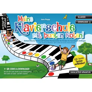 Artist Ahead Meine Klavierschule mit bunten Noten