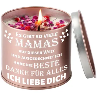 PRSTENLY Muttertagsgeschenke für Mama, 9OZ Lavendel Kerze, Beste Mama Geschenk, Geschenke für Mama Frauen, Mutter Geschenk zum Ostern Geburtstag Muttertag Weihnachten