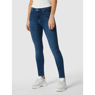 Skinny Fit Jeans mit Stretch-Anteil Modell 'Izabell', Blau, 34/34
