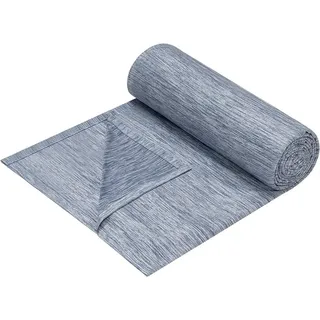 Woltu Sommerbettdecke, Selbstkühlende Decke Mikrofaser Arc-Chill, Kühldecke blau 220 cm x 240 cm