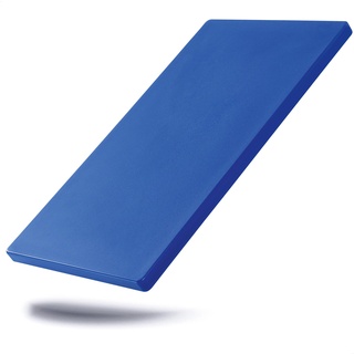 Gastronette Großes Schneidbrett Hackbrett Küchenbrett extra dick mit rutschhemmenden Füßen HACCP Konformität 40x25x2 cm aus Kunststoff antibakteriell Gastronomie Qualität Klingenschonend blau