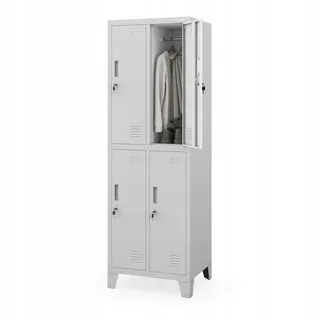 Jan Nowak Garderobenschrank BARTEK 2 Plus Grau