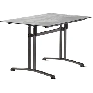Sieger Gastro-Tisch Klapptisch 120 x 80 x 73 cm Eisengrau