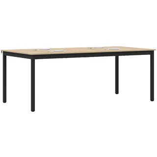 vidaXL Esstisch 80 x 80 x 75 cm grau