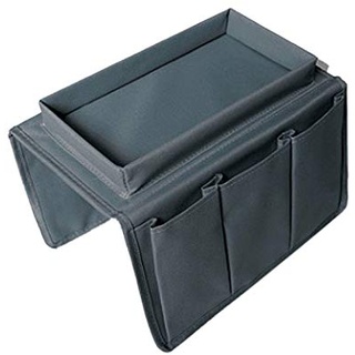 Cliettilw Sofa Armlehne Organizer mit 4 und GeträNke Halter Couch Sessel HäNgende Aufbewahrungs Tasche für TV Fern Bedienung