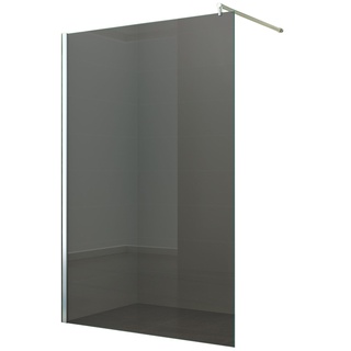 Duschabtrennung Walk-In Seitenwand Breite: 40 cm Glas: Grauglas
