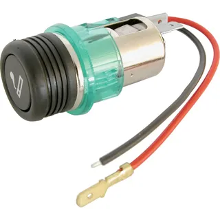 HP Autozubehör HPAUTO Zigarettenanzünder mit grünem Leuchtring 12 V