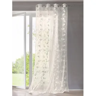 heine Gardine Dekostore, Ösen (1 St), transparent, Fertigstore gerade Form beige 140 cm x 225 cm