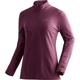 Maier Sports Denise W Fleece Mit Halbem Reißverschluss - Rich Soil - 46